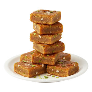 Bikaneri or Roasted burfi