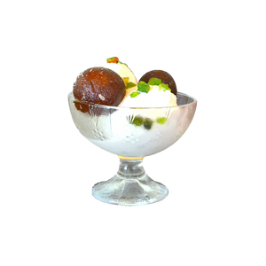 Gulab Jamun with Ice Cream