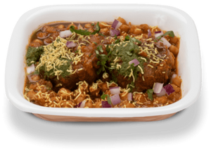 Chicken Samosa Chaat