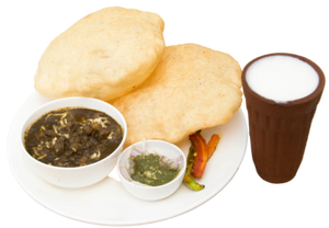 Chole Bhature With Lassi