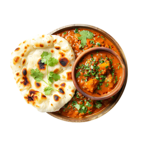 Mango Chicken with Naan